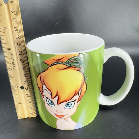 Disney Store Tinkerbell Large Coffee Mug Cup Ceramic Made In Thailand VTG - Picture 4 of 11